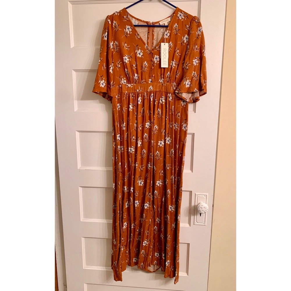 Roolee Floral Fall Dress NWT